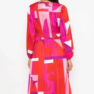 Pala D'Oro Sateen Cliodhna Midi Dress In Red*Women Dresses & Jumpsuits