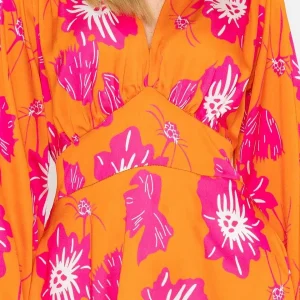 Pala D'oro Sateen Cliodhna Midi Dress In Orange*Women Dresses & Jumpsuits