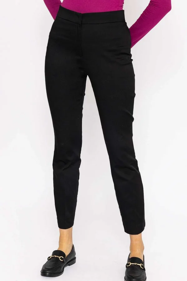 Kelly & Grace Weekend Sateen Pant In Black*Women Jeans & Trousers