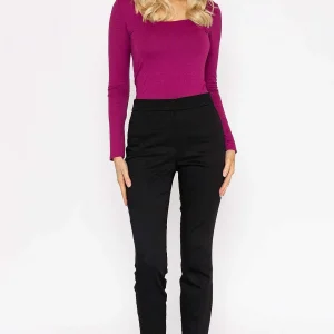 Kelly & Grace Weekend Sateen Pant In Black*Women Jeans & Trousers