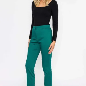 Kelly & Grace Weekend Sateen Pant In Green*Women Jeans & Trousers