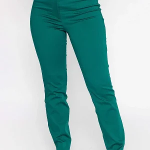 Kelly & Grace Weekend Sateen Pant In Green*Women Jeans & Trousers