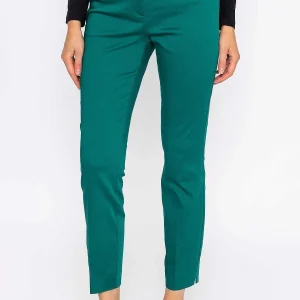 Kelly & Grace Weekend Sateen Pant In Green*Women Jeans & Trousers