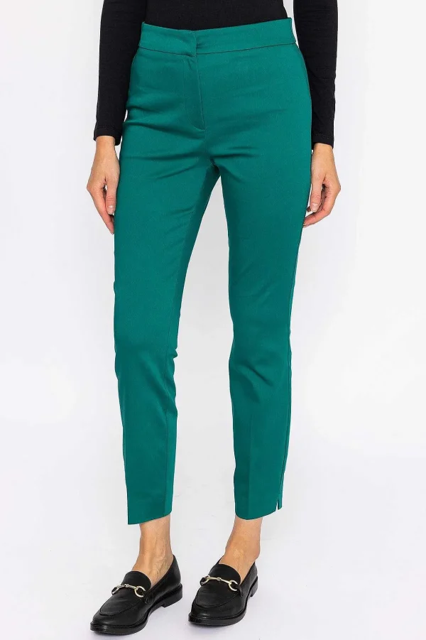 Kelly & Grace Weekend Sateen Pant In Green*Women Jeans & Trousers