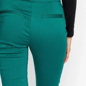 Kelly & Grace Weekend Sateen Pant In Green*Women Jeans & Trousers
