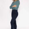 Kelly & Grace Weekend Sateen Pant In Navy*Women Jeans & Trousers