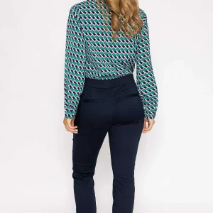 Kelly & Grace Weekend Sateen Pant In Navy*Women Jeans & Trousers