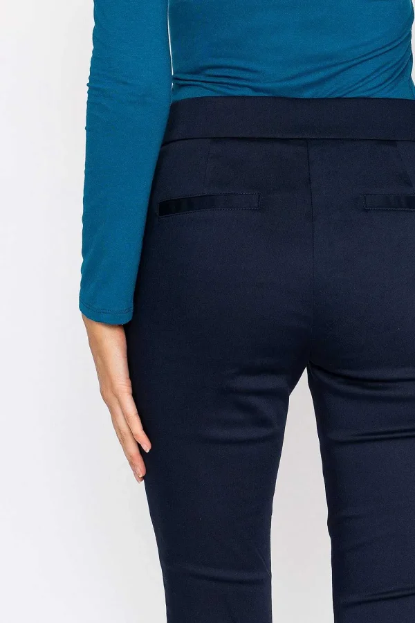 Kelly & Grace Weekend Sateen Pant In Navy*Women Jeans & Trousers
