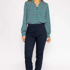 Kelly & Grace Weekend Sateen Pant In Navy*Women Jeans & Trousers