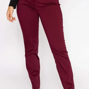 Kelly & Grace Weekend Sateen Pant In Plum*Women Jeans & Trousers