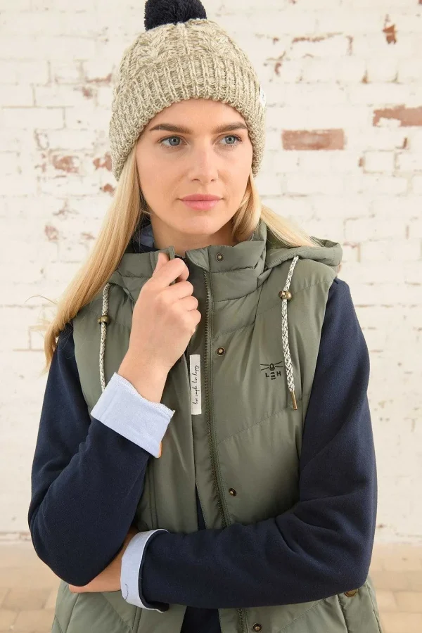 Lighthouse Savannah Gilet In Khaki*Women Coats & Jackets