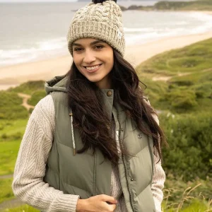 Lighthouse Savannah Gilet In Khaki*Women Coats & Jackets