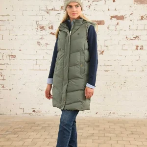 Lighthouse Savannah Gilet In Khaki*Women Coats & Jackets