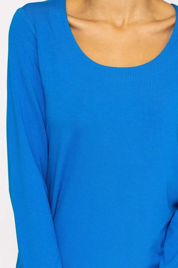 Kelly & Grace Weekend Scoop Neck Tee In Cobalt*Women Tops & Blouses