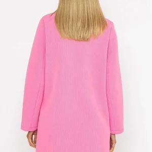 Pala D'oro Scuba Coat In Pink*Women Coats & Jackets