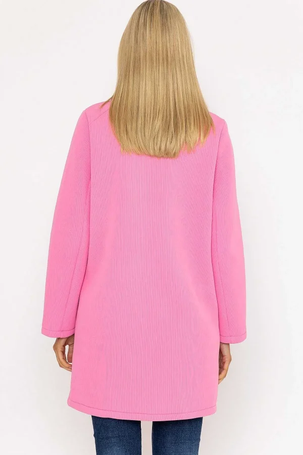 Pala D'oro Scuba Coat In Pink*Women Coats & Jackets