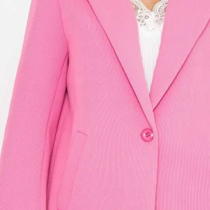 Pala D'oro Scuba Coat In Pink*Women Coats & Jackets