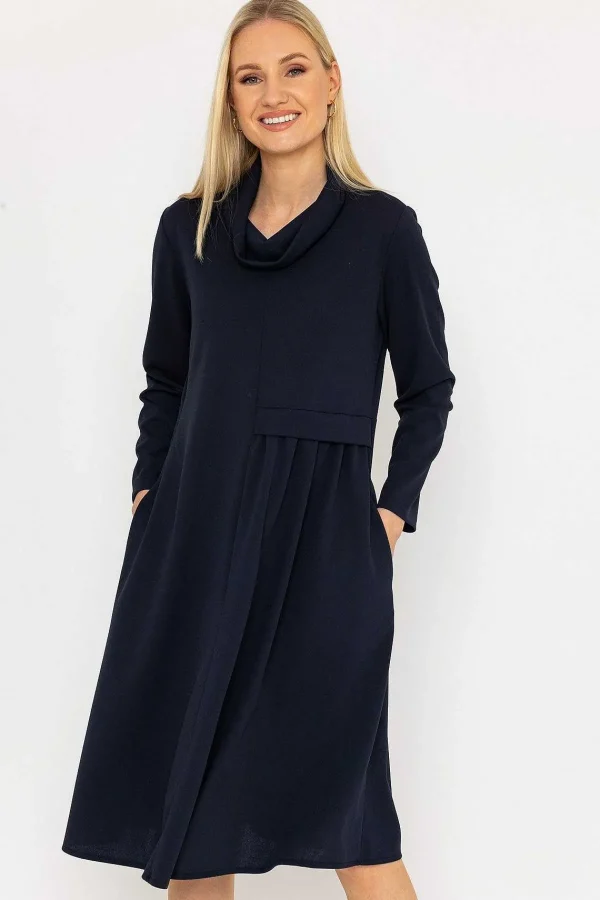 Pala D'oro Scuba Roll Neck Midi Dress*Women Dresses & Jumpsuits