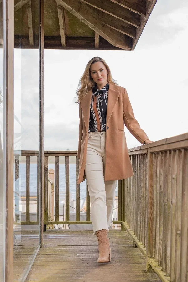 J'aime la Vie Seamless Hem Jeans In Cream*Women Jeans & Trousers