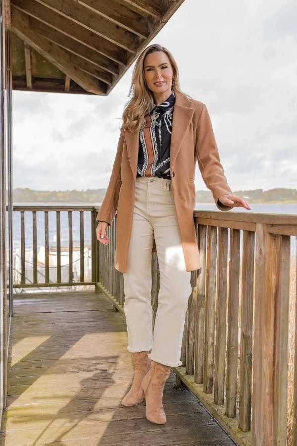 J'aime la Vie Seamless Hem Jeans In Cream*Women Jeans & Trousers
