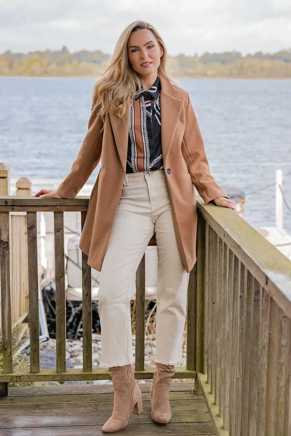J'aime la Vie Seamless Hem Jeans In Cream*Women Jeans & Trousers