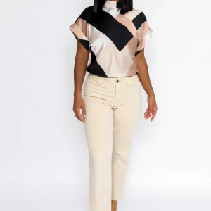 J'aime la Vie Seamless Hem Jeans In Cream*Women Jeans & Trousers