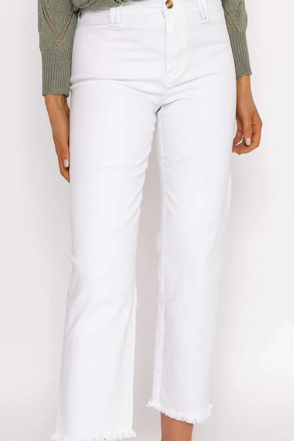 Kalisson Seamless Hem Jeans In Ecru*Women Jeans & Trousers