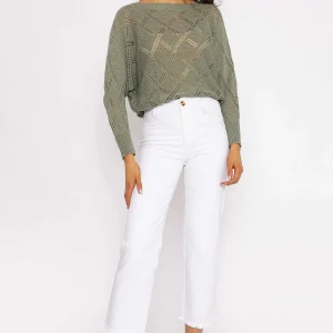 Kalisson Seamless Hem Jeans In Ecru*Women Jeans & Trousers