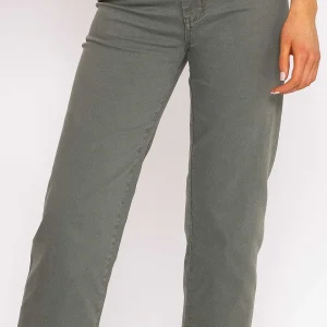 Kalisson Seamless Hem Jeans In Khaki*Women Jeans & Trousers