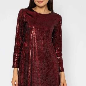 Pala D'oro Sequin Mini Dress In Red*Women Dresses & Jumpsuits