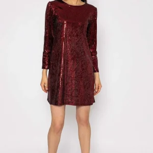 Pala D'oro Sequin Mini Dress In Red*Women Dresses & Jumpsuits