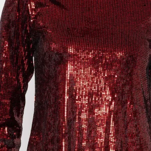 Pala D'oro Sequin Mini Dress In Red*Women Dresses & Jumpsuits
