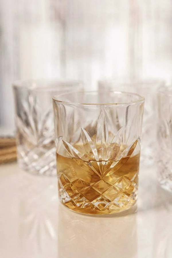 Newgrange Living Set Of 6 Adare Whiskey Glasses* Homeware