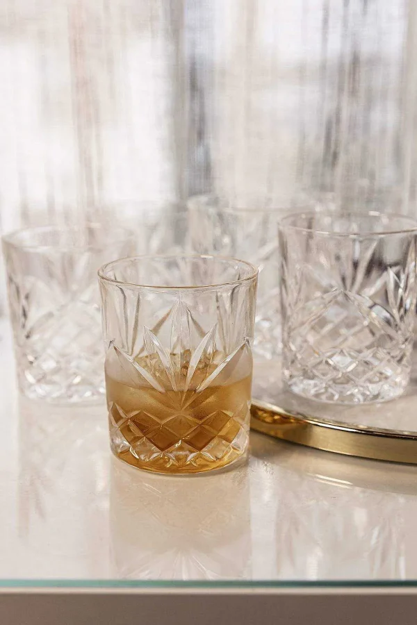 Newgrange Living Set Of 6 Adare Whiskey Glasses* Homeware