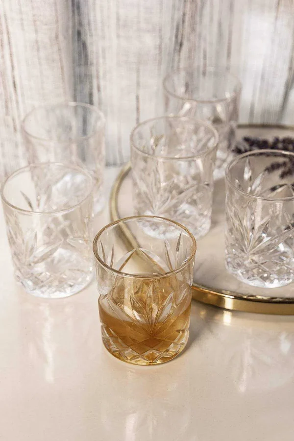 Newgrange Living Set Of 6 Adare Whiskey Glasses* Homeware