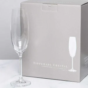 Tipperary Crystal Gift Set Of 6 Connoisseur Champagne Glasses* Homeware