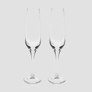 Tipperary Crystal Gift Set Of 2 Crystal Champagne Glasses* Homeware
