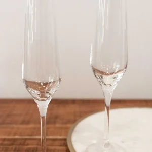 Tipperary Crystal Gift Set Of 2 Crystal Champagne Glasses* Homeware