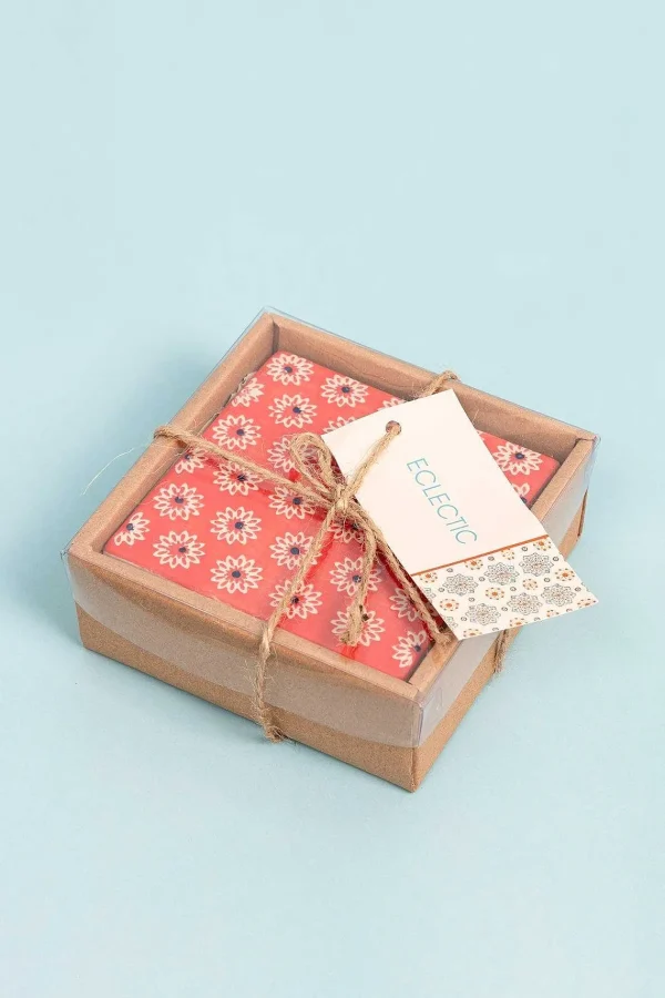 Eclectic Set Of 4 Coasters* Homeware