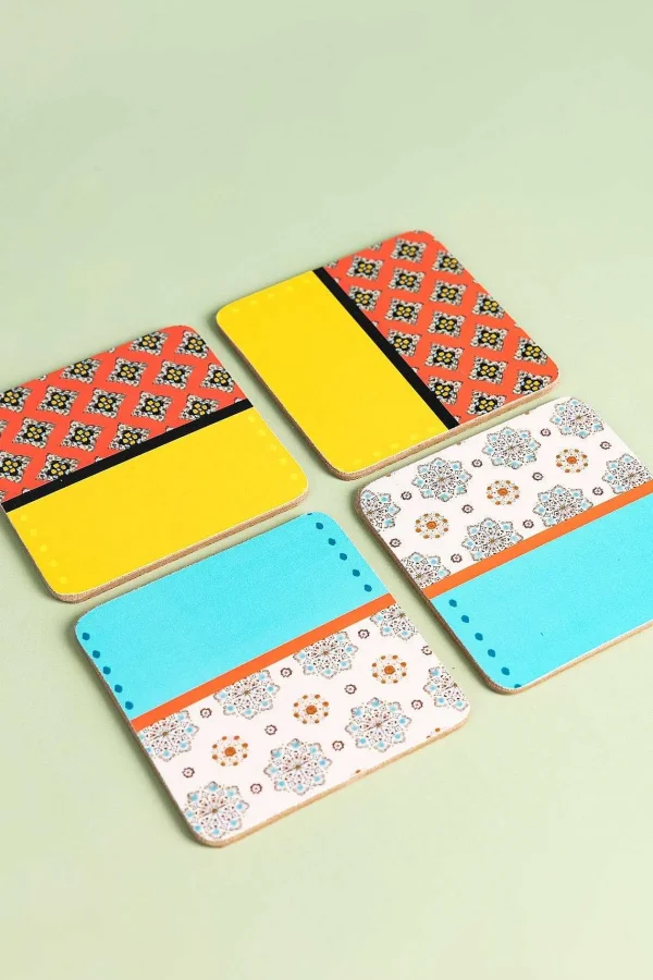 Eclectic Set Of 6 Coasters* Homeware