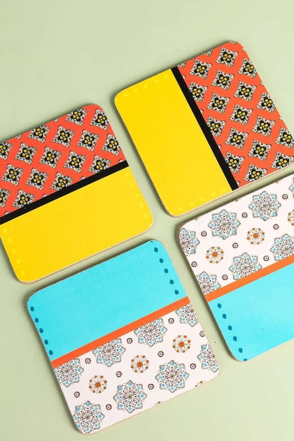 Eclectic Set Of 6 Coasters* Homeware