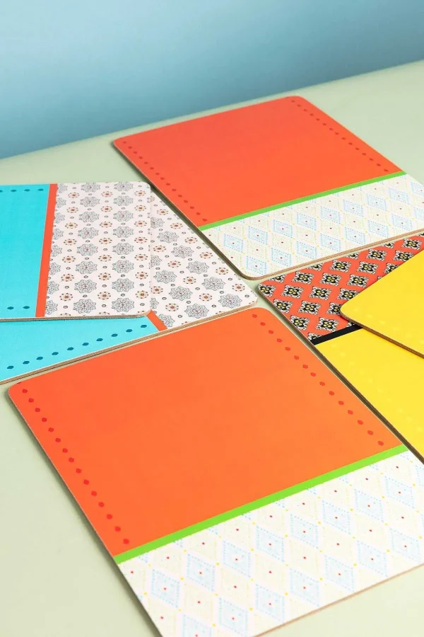 Eclectic Set Of 6 Placemats* Homeware