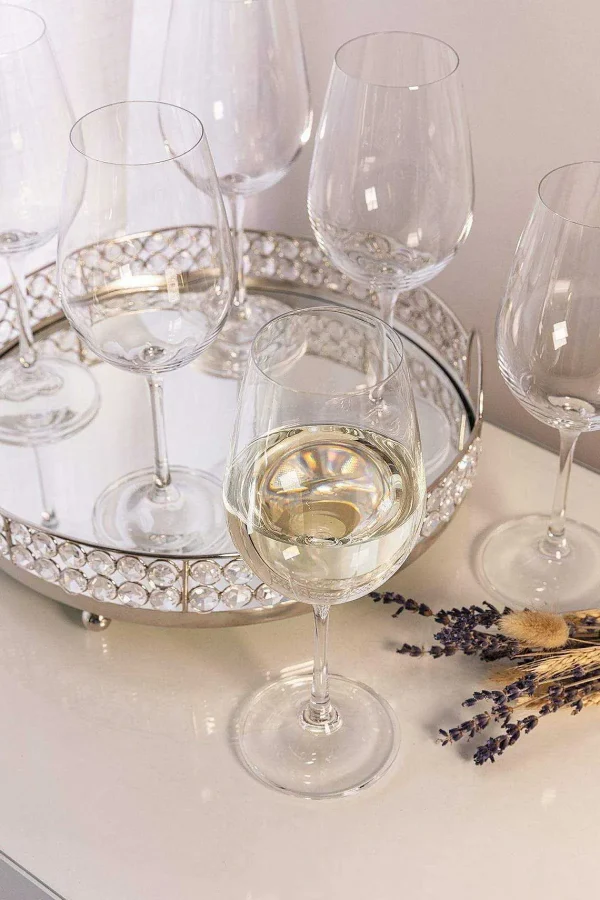 Tipperary Crystal Gift Set Of 6 Elegance Wine Glasses* Homeware