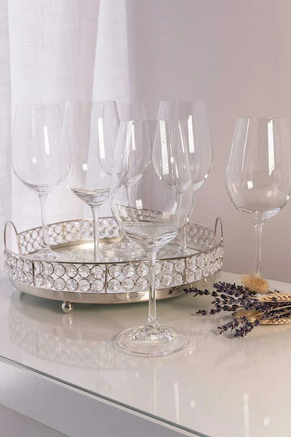 Tipperary Crystal Gift Set Of 6 Elegance Wine Glasses* Homeware