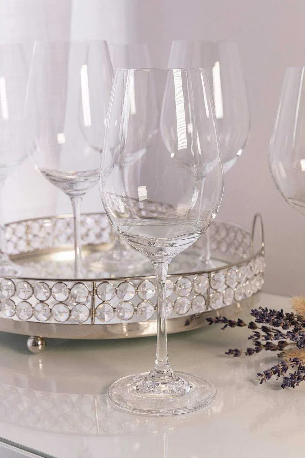 Tipperary Crystal Gift Set Of 6 Elegance Wine Glasses* Homeware