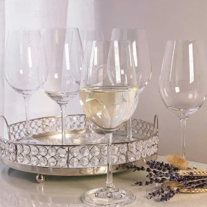 Tipperary Crystal Gift Set Of 6 Elegance Wine Glasses* Homeware