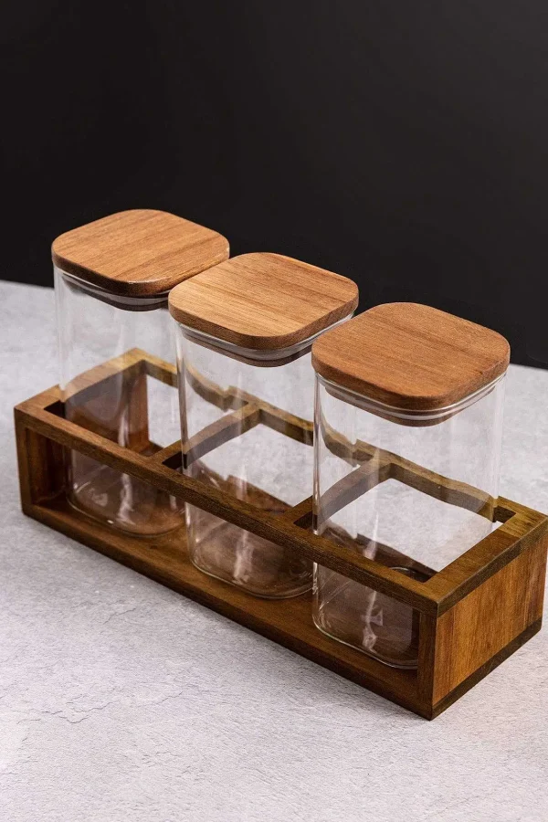 Carraig Donn HOME Set Of 3 Lidded Storage Jars* Homeware