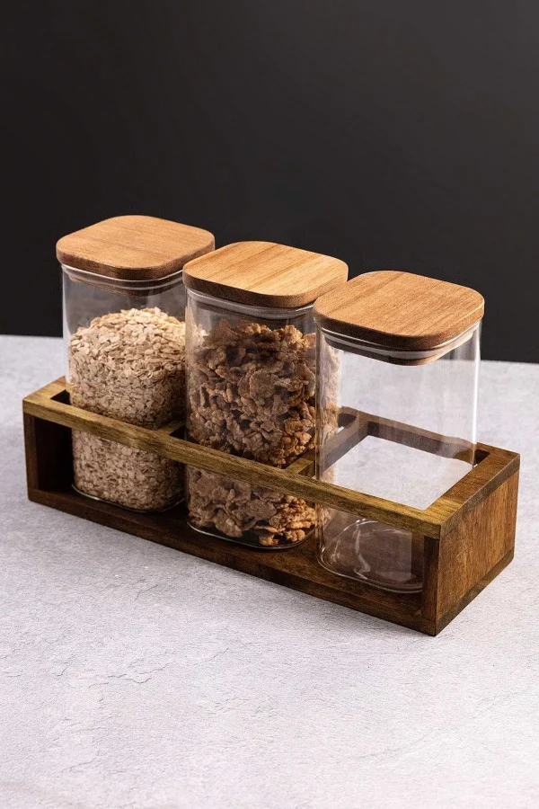 Carraig Donn HOME Set Of 3 Lidded Storage Jars* Homeware