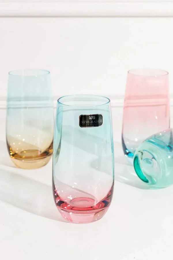 Newgrange Living Set Of 4 Lustre Hiball Glasses* Homeware