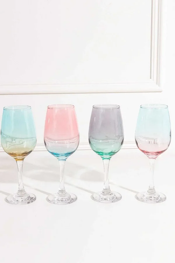 Newgrange Living Set Of 4 Lustre Wine Glasses* Homeware